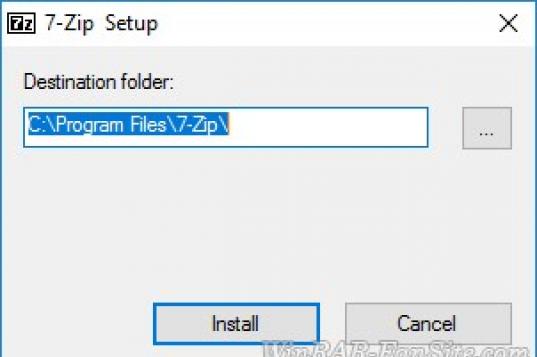 Программы для Windows Скачать 7 zip последняя версия