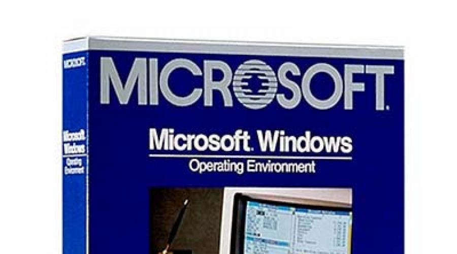 История появления Windows или как появился самый первый Windows. Реферат: История развития операционных систем Windows Операционная система windows краткая история развития